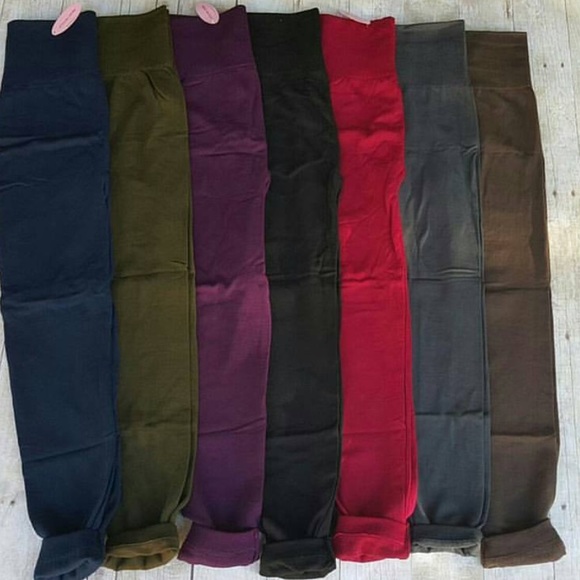 High waisted fleece leggings - Picture 2 of 4